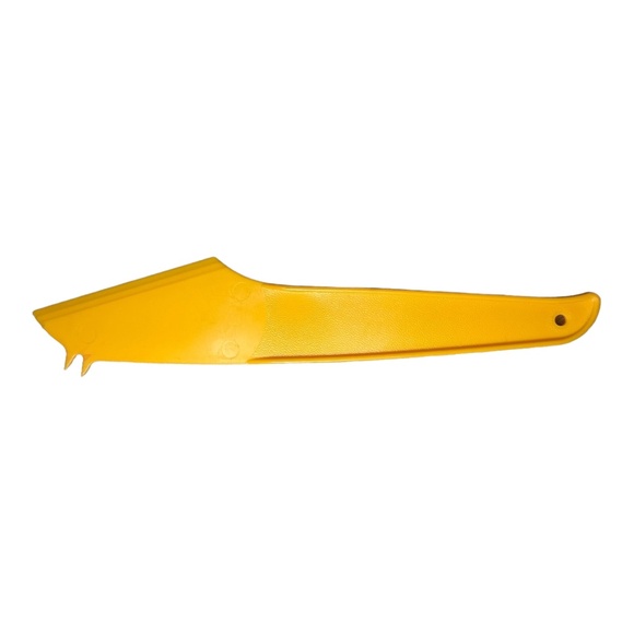 Tupperware Vintage 1223 Orange Cheese Slicer Spreader Knife - Picture 1 of 2